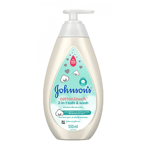 J&J COTTON TOUCH 2IN1 BATH & WASH 500ML