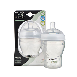 VITAL BABY NURTURE FEED BOTTLE 240ML  1