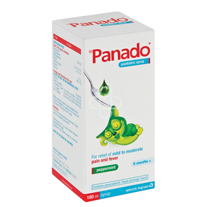 PANADO PAED SYRUP 100ML PEPPERMINT