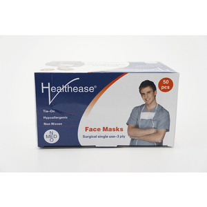 MASK SURGICAL 3PLY WITH TIES H/E 50~