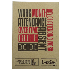ATTENDANCE REGISTER A4 14-PGS JD283 20~