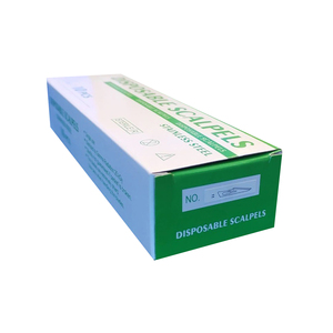 SURGICAL BLADE 11 SS+PLASTIC HANDLE 10~