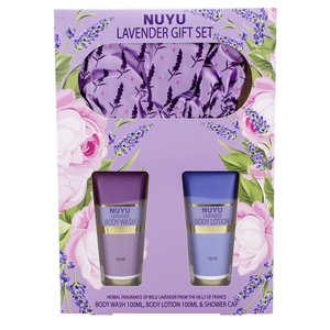LADIES GIFT SET LAVENDER NUYU - WASH