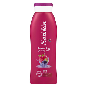 SATISKIN GEL BODY WASH BERRY BLAST 500ML