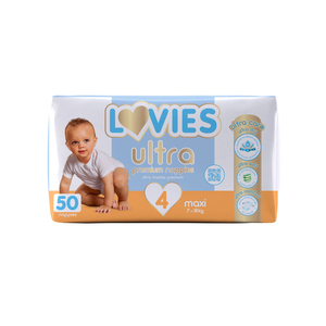 LOVIES ULTRA PREM NAPPIES MAXI 50 7-18KG