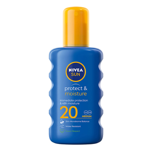 NIVEA SUN SPRAY PROT & MOIST SPF20 200ML