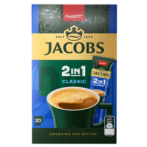 JACOBS INSTANT COFFEE STICKS 2IN1 20~
