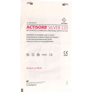 ACTISORB CHARC+SILVER 10x19CM MAS190 1