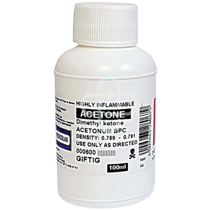 ACETONE SOLUTION 100ML MEDICOLAB