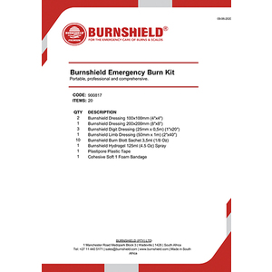 BURNSHIELD EMERGENCY KIT 1 LEVTRADE 1