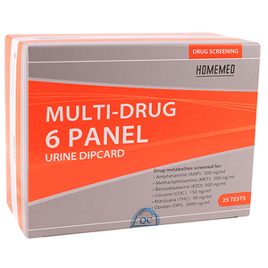 HOMEMED MULTI DRUG TEST 6 PANEL 25~