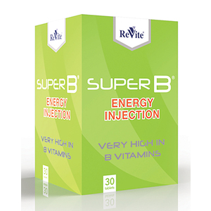 REVITE SUPER B ENERGY INJECTION TABS 30