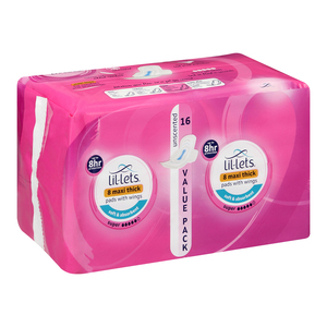 LIL-LETS MAXI SUPER 16 UNSCENTED