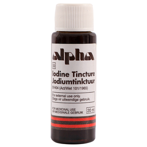 ALPHA IODINE TINCTUR 20