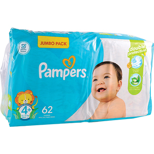 PAMPERS ACT BABY MAXI+ 62 NO4  10-15KG