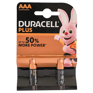 DURACELL PLUS POWER AAA 2S
