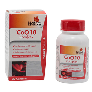 NATIVA COQ10 COMPLEX CAPS 30