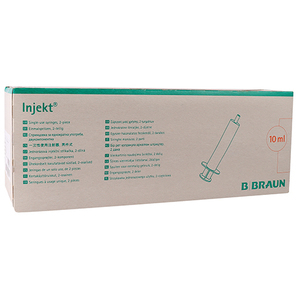 SYRI 10ML 2PART LUER SLIP INJEKT 100~