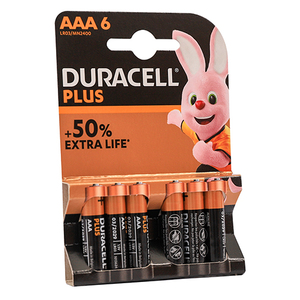 DURACELL PLUS POWER AAA 6S