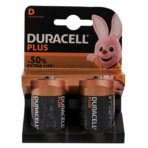 DURACELL PLUS POWER D 2S