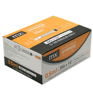 SYRI 0.5ML 29G INSULIN MX 100~