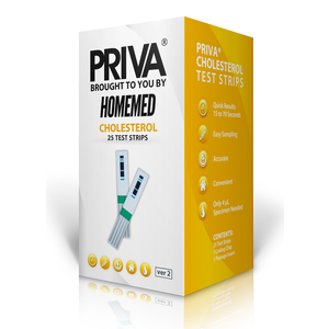 CHOLESTEROL STRIPS PRIVA 25
