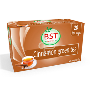 BST GREEN TEA CINNAMON 40G - 20 TEA BAGS