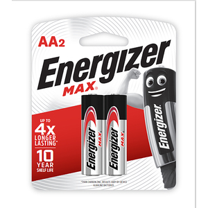 ENERGIZER MAX BATTERY AA 2PACK