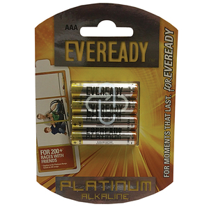 EVEREADY PLATINUM LR03 BP4  4 X AAA