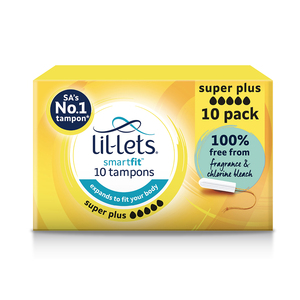LIL-LETS SUPER PLUS 10 TAMPONS