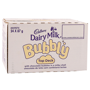 CADBURY DAIRY MI 87G BUBBLY TOP DECK 24~