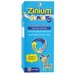 ZINIUM JNR SYRP DIABETIC FRIENDLY 200ML