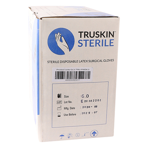 GLOVES TRUSKIN LATEX PWD SIZE 6.0  50~