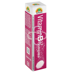 SUNLIFE VITAMIN B12 + B COMPLEX 20 EFF