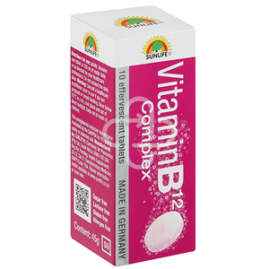 SUNLIFE VITAMIN B12 + B COMPLEX 10 EFF