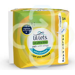 LIL-LETS ULTRA SUPER PLUS UNSCENTED 14