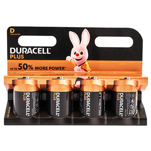 DURACELL PLUS POWER D 4S
