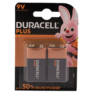 DURACELL PLUS POWER 9V 2S