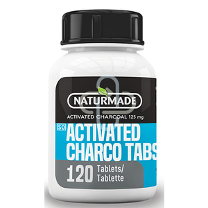 NATURMADE ACTIVATED CHARCOAL TABS 120