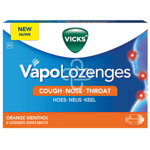 VICKS VAPOLOZENGES ORANGE 2.5G X 8