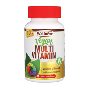 WELLVITA VEGAN MULTIVITAMIN 30 TABS