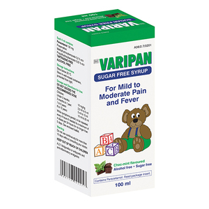 VARIPAN SUGAR FREE SYRUP 100ML