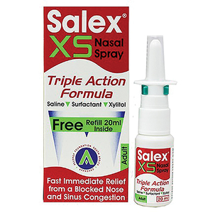 SALEX XS TRIPLE ACTION NASAL SPRAY 20ML