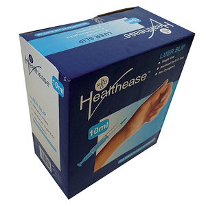 SYRI 10ML LUER SLIP 2P LF HEALTHEASE 100