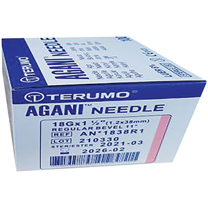 NEEDLE 18GX38MM TERUMO PINK 100~