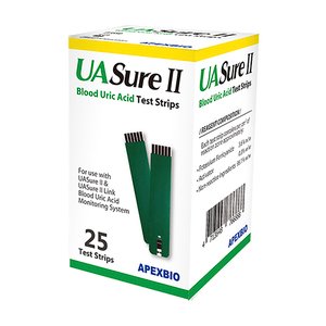 URIC ACID AU SURE II STRIPS 25