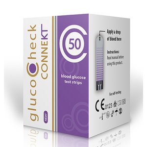 GLUCOCHECK CONNEKT GLUCOSE TEST STRIP 50