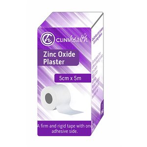 ZINC OXIDE PLASTER TAPE CLINIHEAL 5X5M 1
