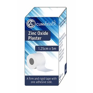 ZINC OXIDE PLASTER TAPE CLINIH 1.25X5M 1