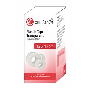 TRANSP TAPE PE 1.25CMX5M CLINIHEALTH 1